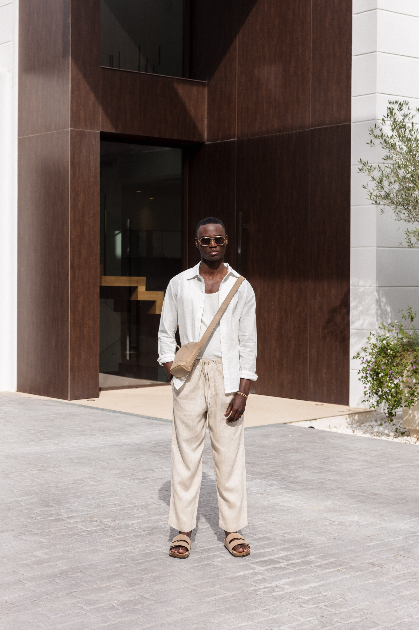 CAPO Linen White Shirt